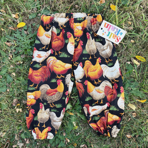 Size 12 month Chicken Print Play Pants