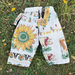 Size 12 month Cow Print Play Pants