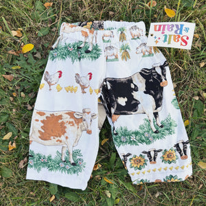 Size 12 month Cow Print Play Pants
