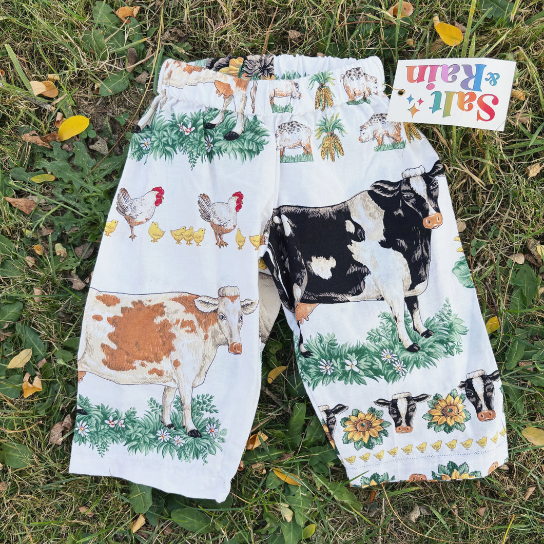 Size 12 month Cow Print Play Pants