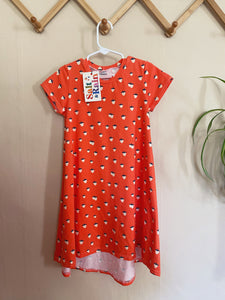 Size 6/7 Strawberry T-Shirt Dress