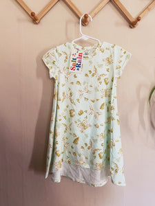 Size 3/4T Butterfly & Moth T Shirt Dress