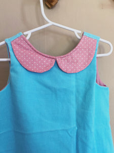3T Corduroy and Hearts Pinafore Dress